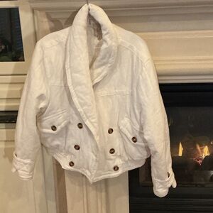 Chelsea & Violet Cream padded jackets